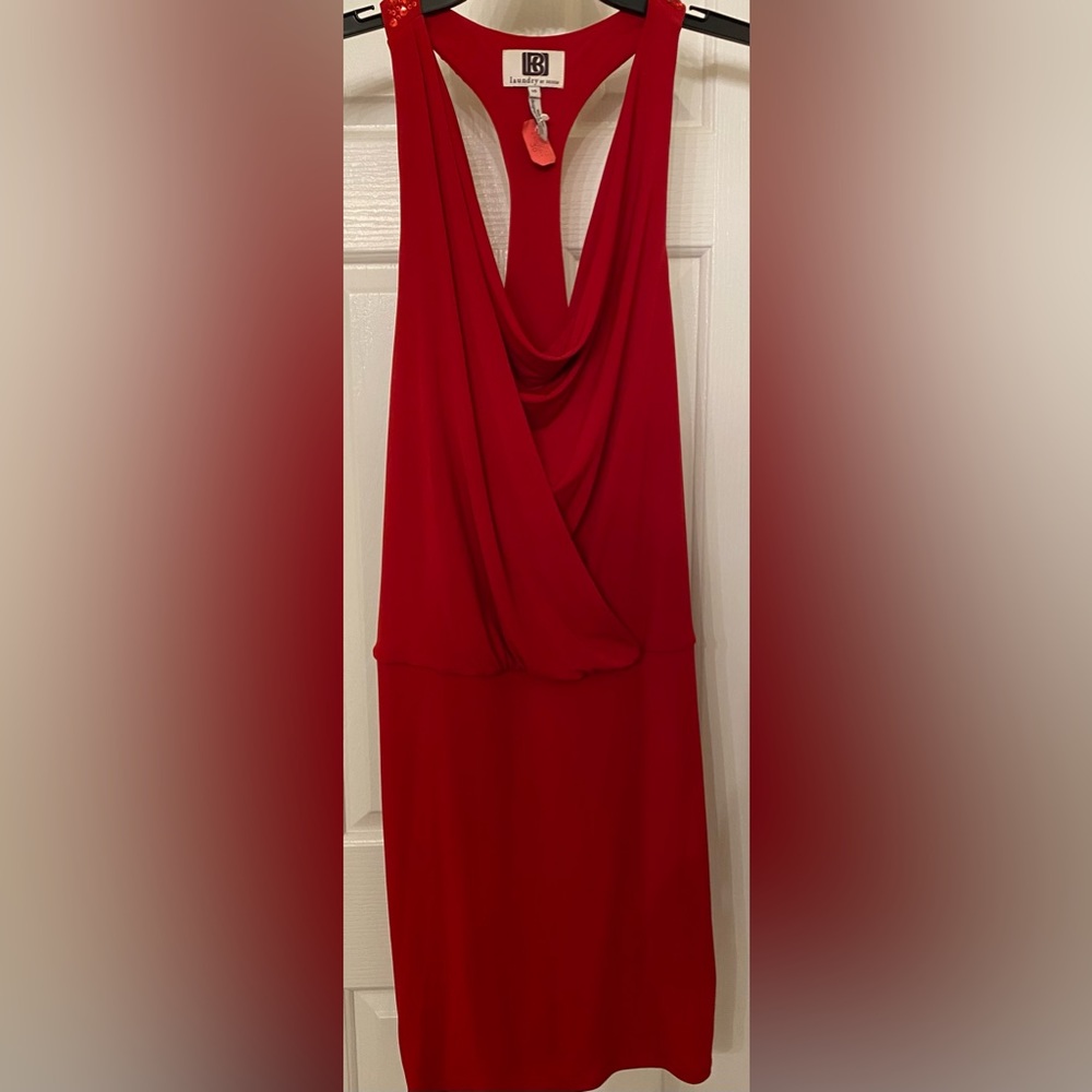 Laundry by Design, T Back Mini Dress, Sequins, Size 10